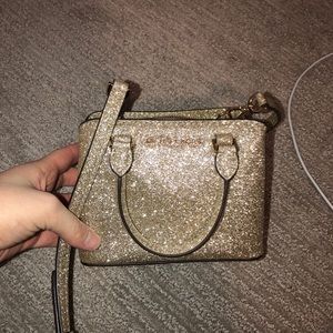 Mini gold Michael kors purse
